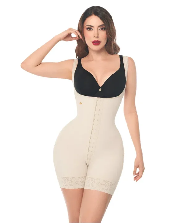 Faja Reloj de Arena Media Pierna Con Broches - Luxury Queen (Lux-013)