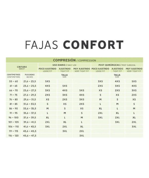 Faja Confort Broche Central y Brasier (C-018)